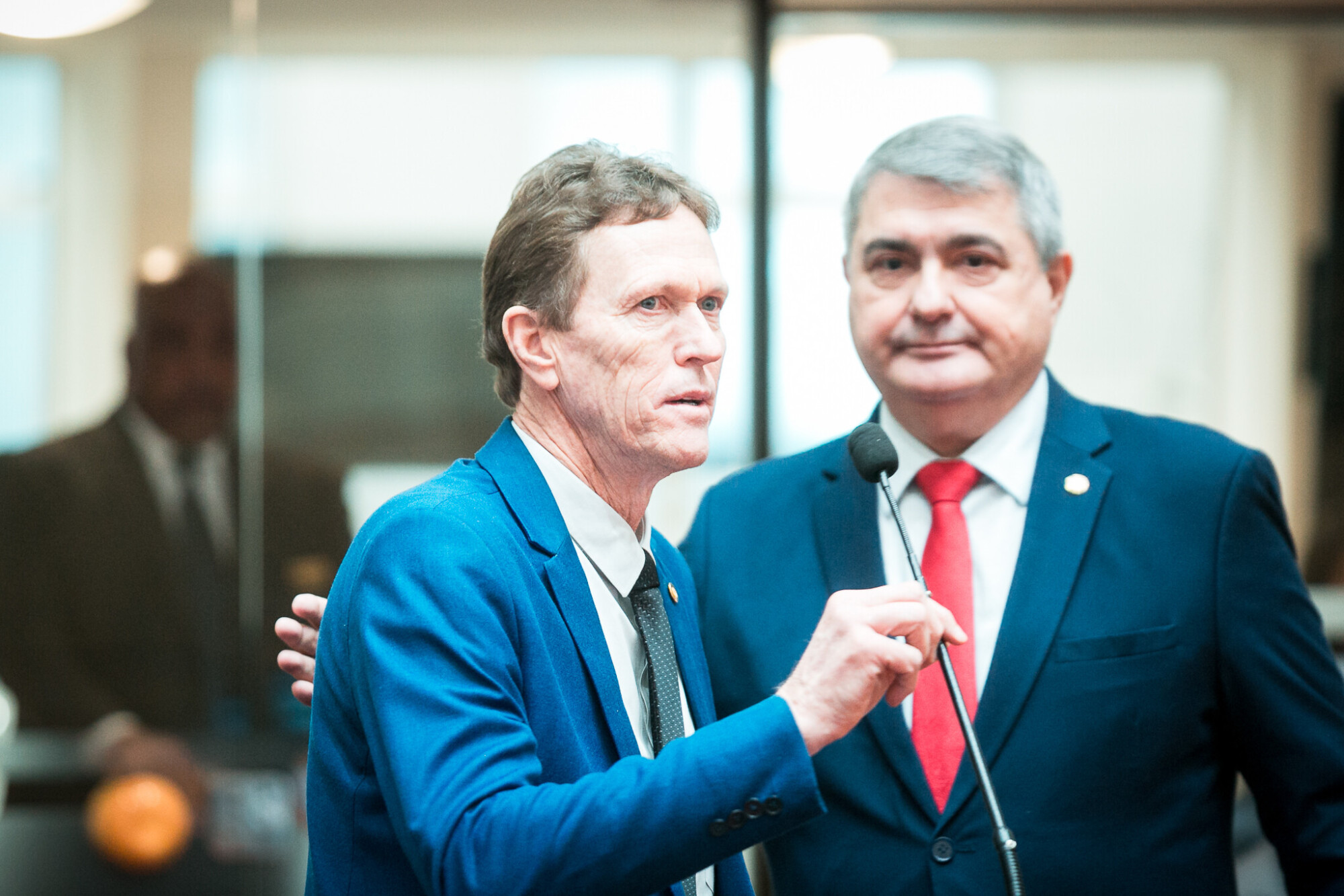 - Deputado Volnei Weber (MDB)
 - Deputado Antídio Lunelli (MDB)