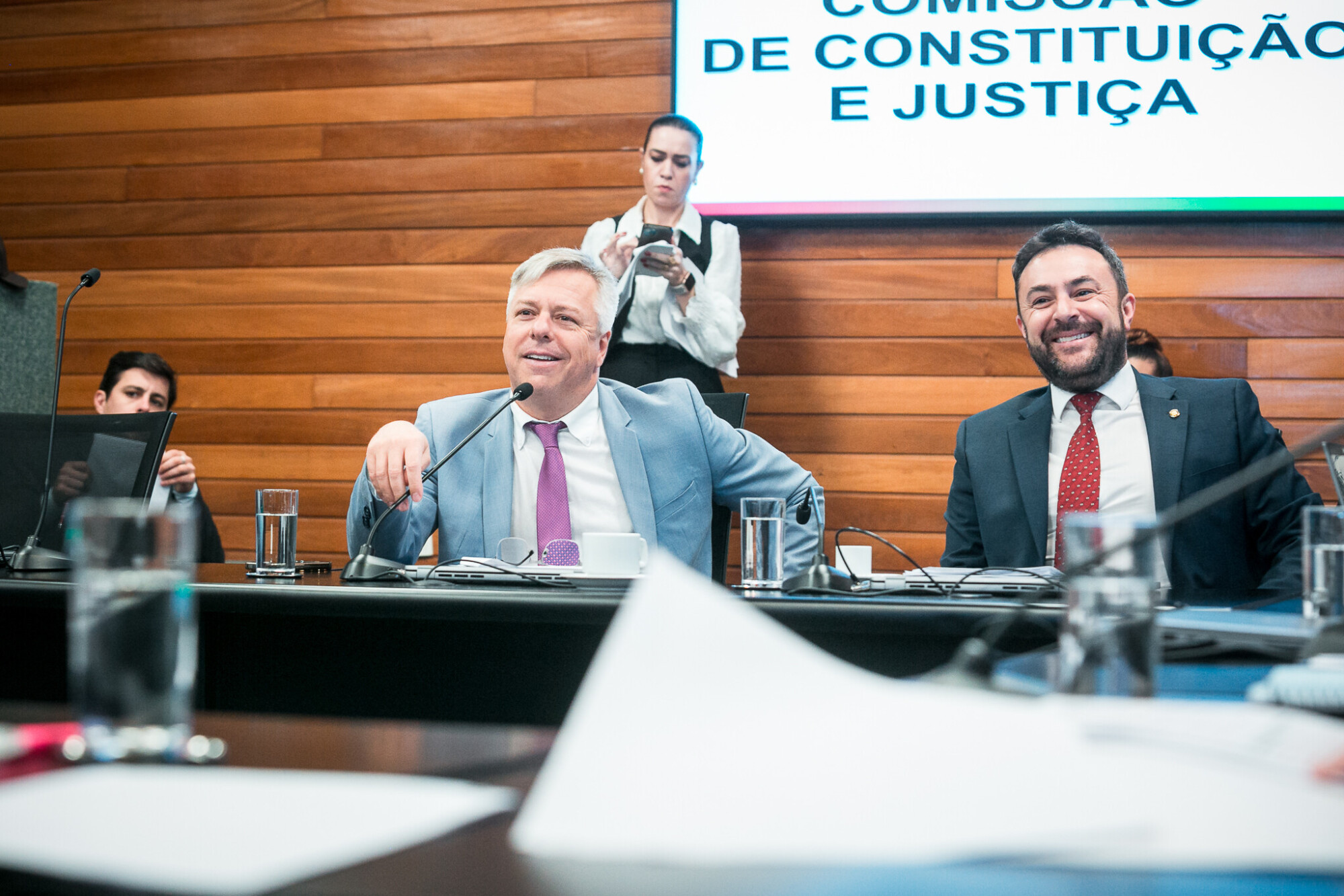 - Deputado Fabiano da Luz (PT) 	
 - Deputado Marcius Machado (PL)