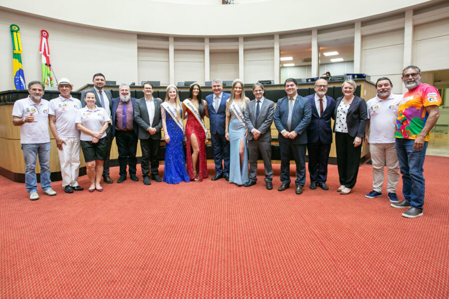 Comitiva de Joaçaba e parlamentares