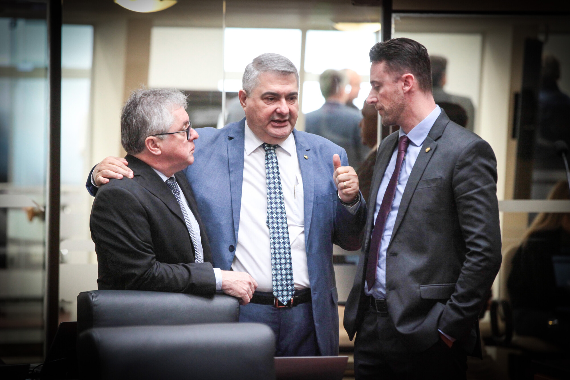 - Deputado Tiago Zilli (MDB)
- Deputado Antídio Lunelli (MDB) 	
 - Deputado Fernando Krelling (MDB)