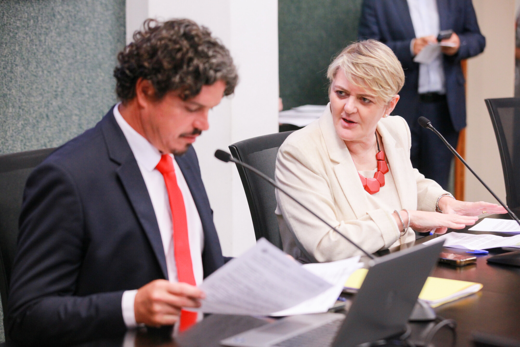 - Deputado Marquito (PSOL)
 - Deputada Luciane Carminatti (PT)