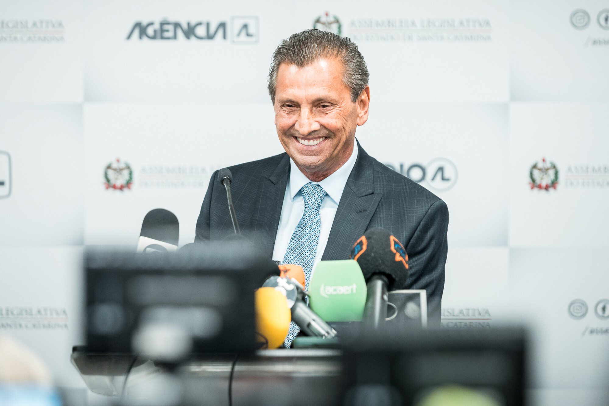 Entrevista coletiva do presidente eleito, Dep. Júlio Garcia
