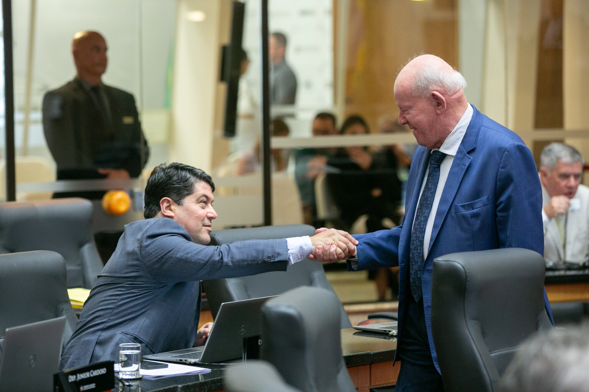 - Deputado Emerson Stein (MDB)
 - Deputado Marcos Vieira (PSDB)