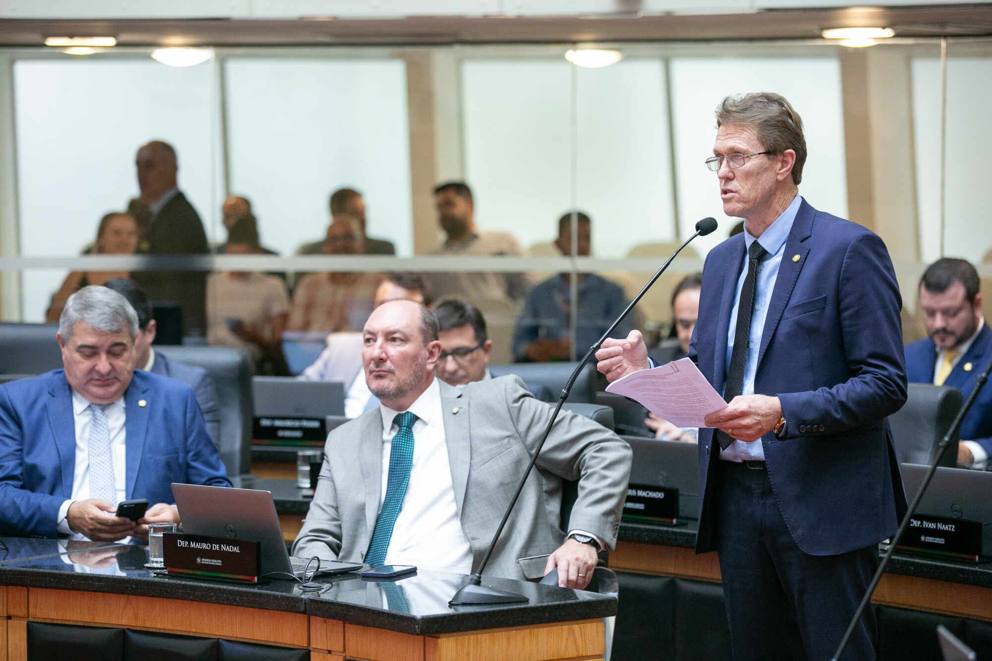 - Deputado Mauro de Nadal (MDB) 	
- Deputado Volnei Weber (MDB)