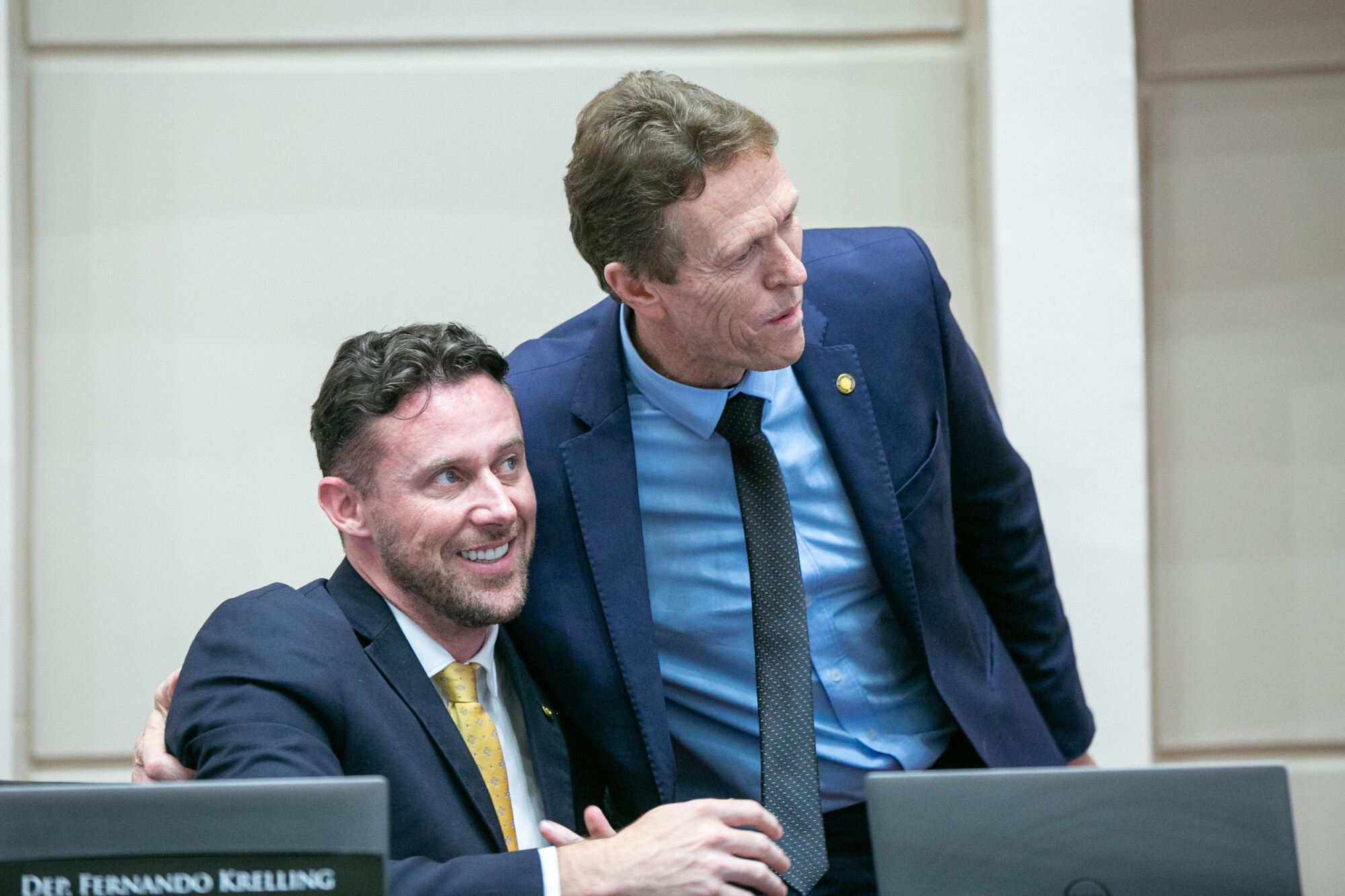 - Deputado Fernando Krelling (MDB) 	
 - Deputado Volnei Weber (MDB)