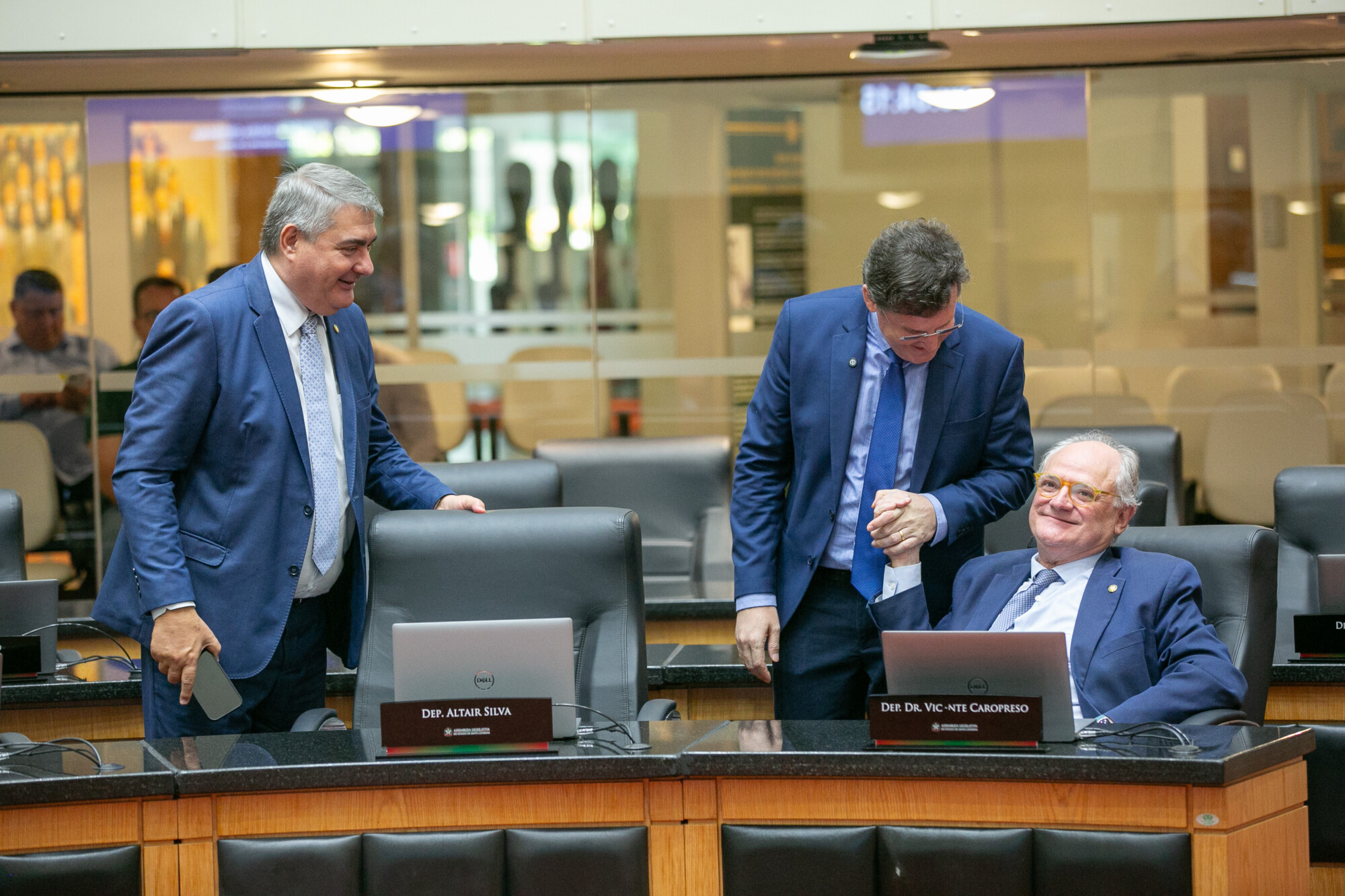 - Deputado Antídio Lunelli (MDB) 	
 - Deputado Jair Miotto (União) 	
 - Deputado Dr. Vicente Caropreso (PSDB)