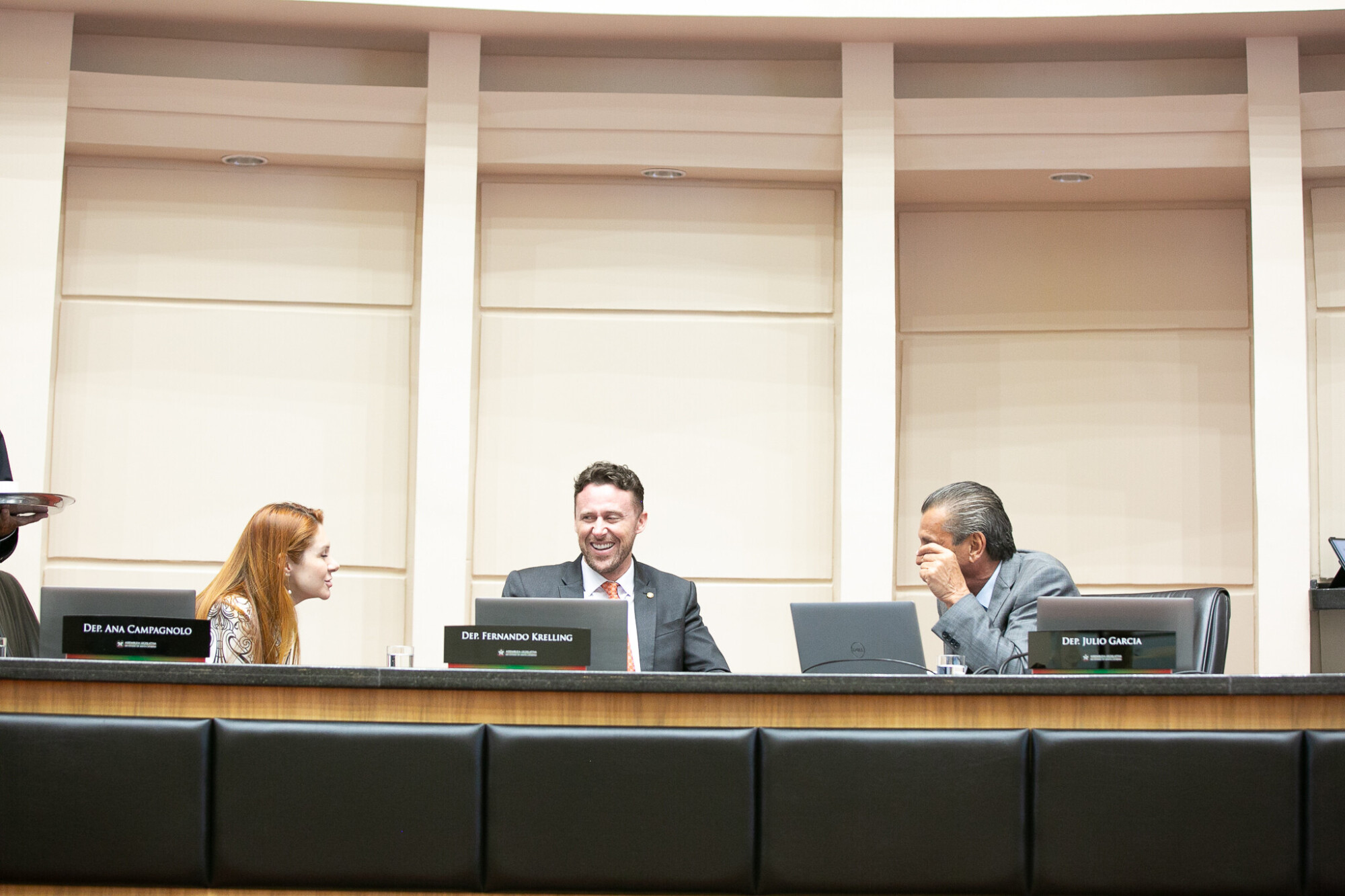 - Deputada Ana Campagnolo (PL)
- Deputado Fernando Krelling (MDB)  - Deputado Julio Garcia (PSD)