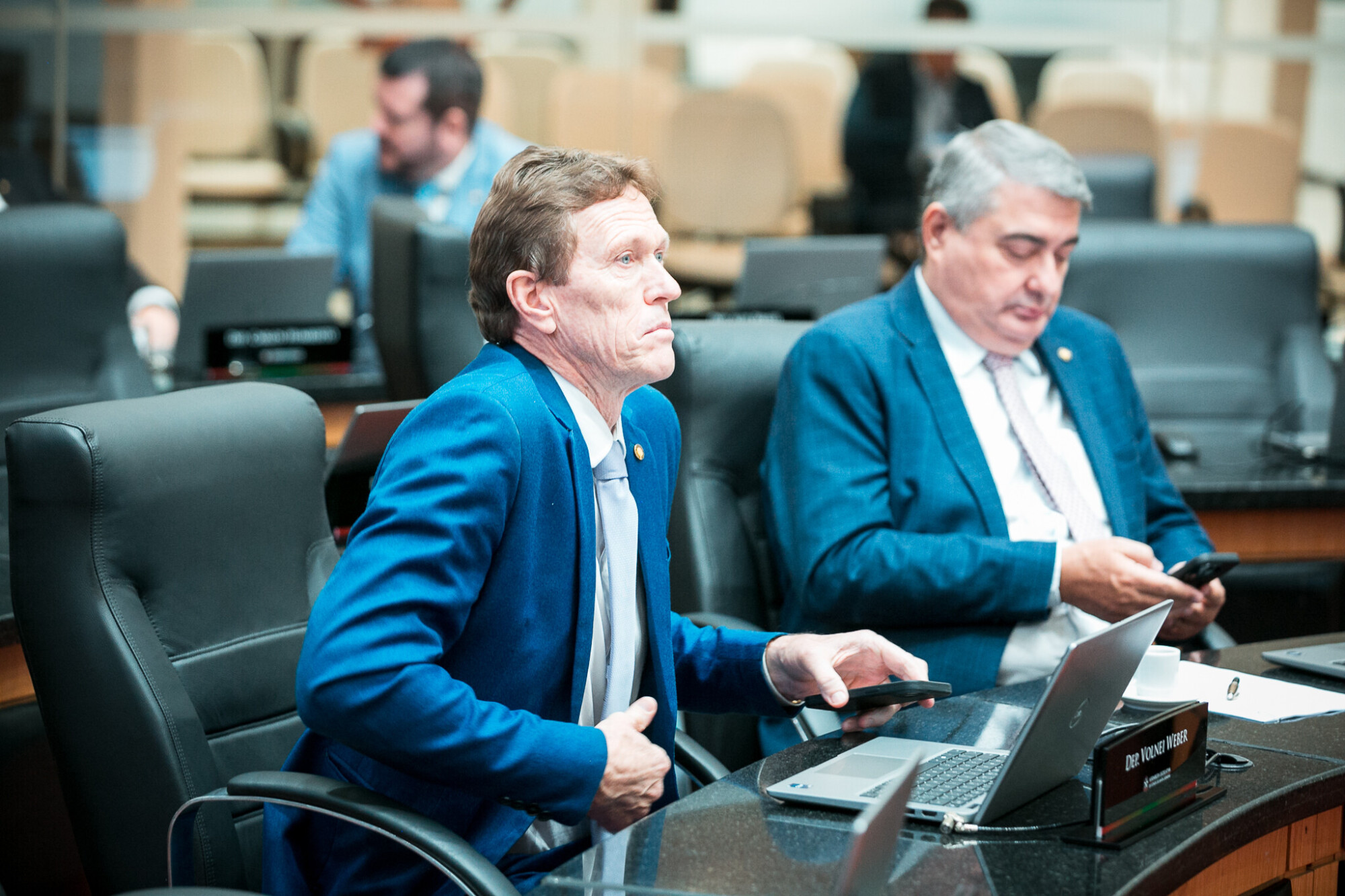 - Deputado Volnei Weber (MDB)
 - Deputado Antídio Lunelli (MDB)