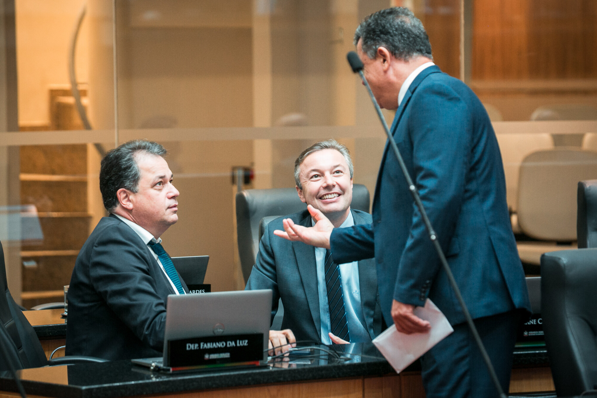 - Deputado Rodrigo Minotto (PDT) 	
 - Deputado Napoleão Bernardes (PSD)