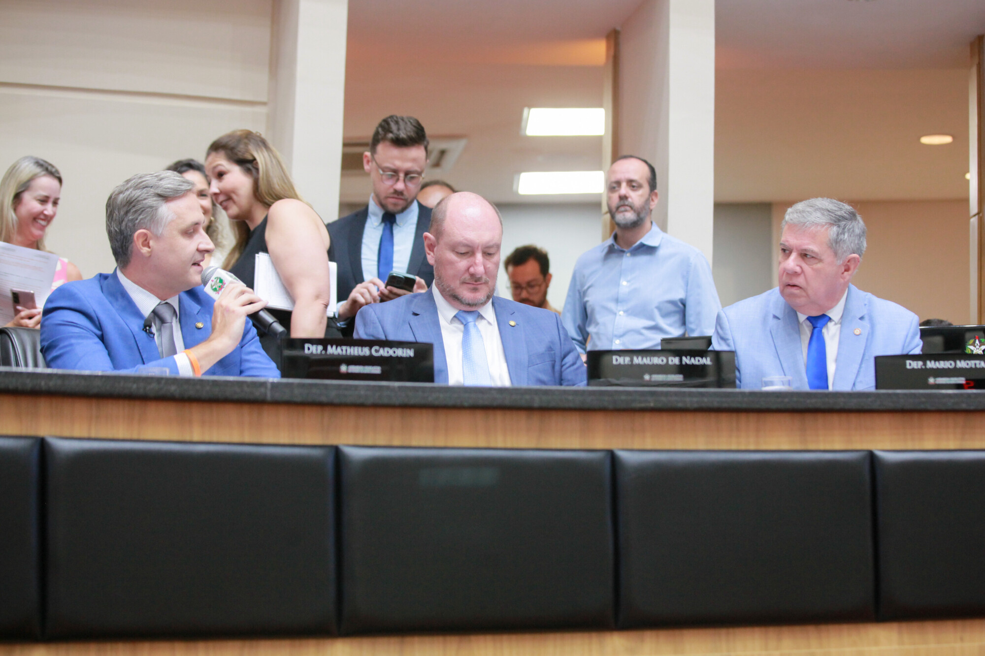 - Deputado Matheus Cadorin (NOVO)
 - Deputado Mauro de Nadal (MDB) 	
 - Deputado Mário Motta (PSD)