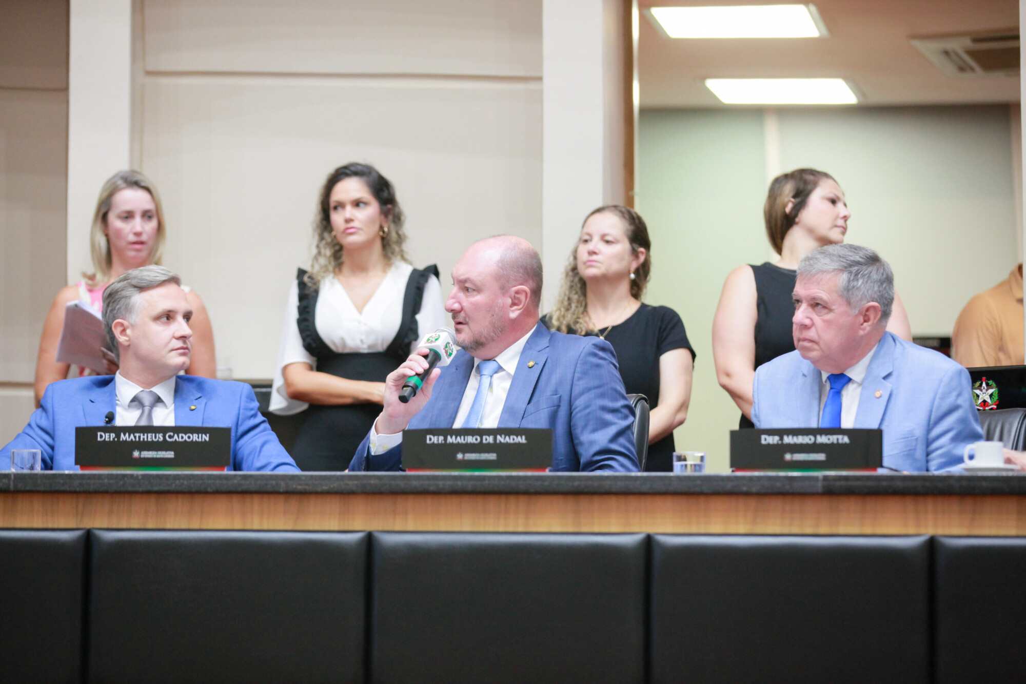 - Deputado Mauro de Nadal (MDB) 	
 - Deputado Mário Motta (PSD)