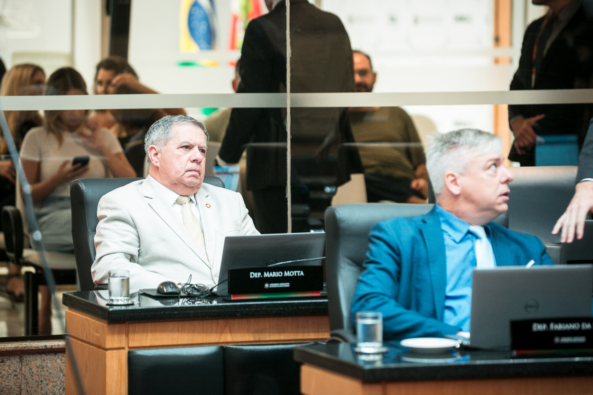 - Deputado Fabiano da Luz (PT) 	
- Deputado Mário Motta (PSD)