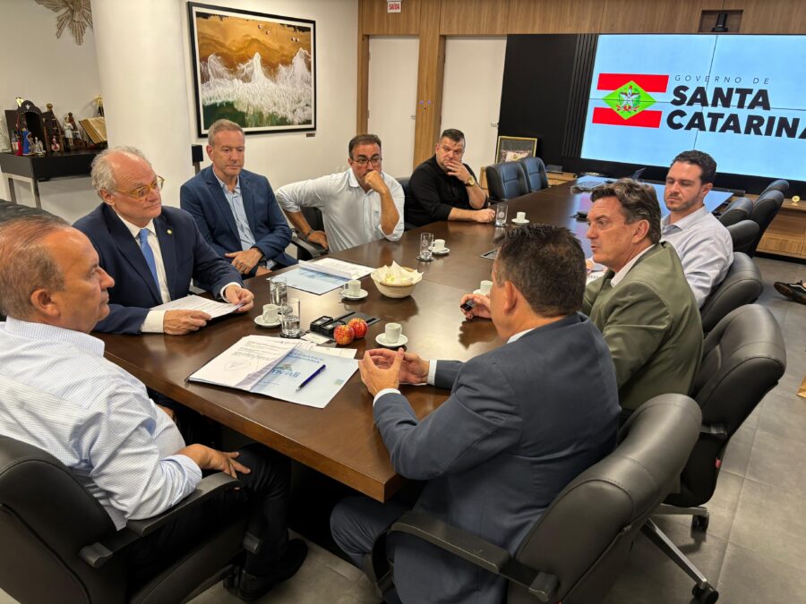 Deputado Dr. Vicente em reunião no Centro Administrativo do Governo do Estado