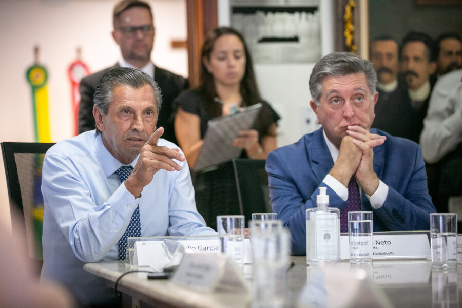 Deputado Julio Garcia e prefeito Topazio Neto