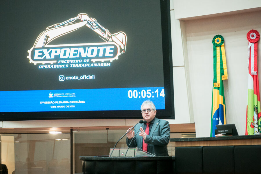 Espaço para divulgação na sessão ordinária foi solicitado pelo deputado Tiago Zilli (MDB).