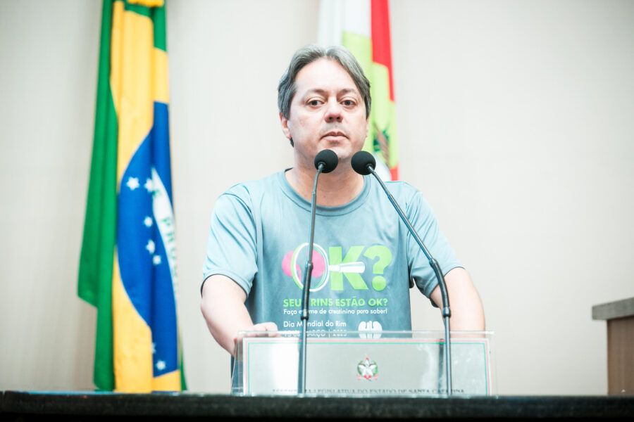 Maycon Truppel Machado, presidente da Fundação Pró-Rim.