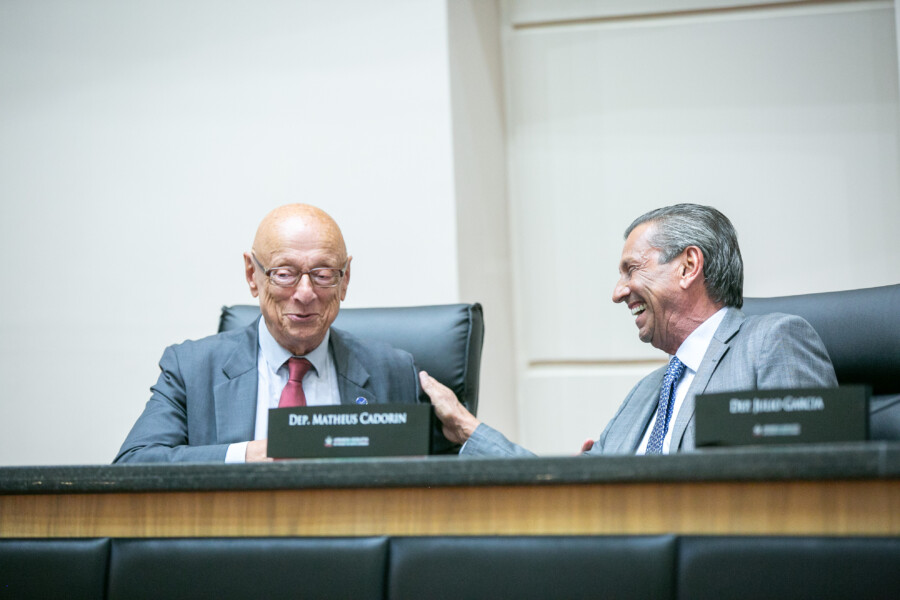 -Esperidião Amin Helou Filho - Senador de Santa Catarina - Deputado Julio Garcia (PSD)