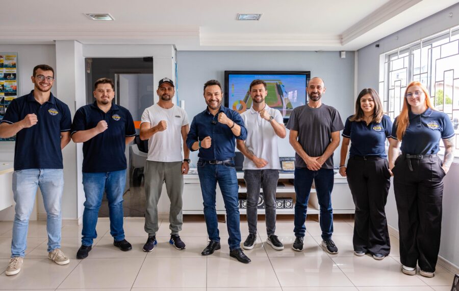 Deputado Marcius Machado e lideranças de Lages