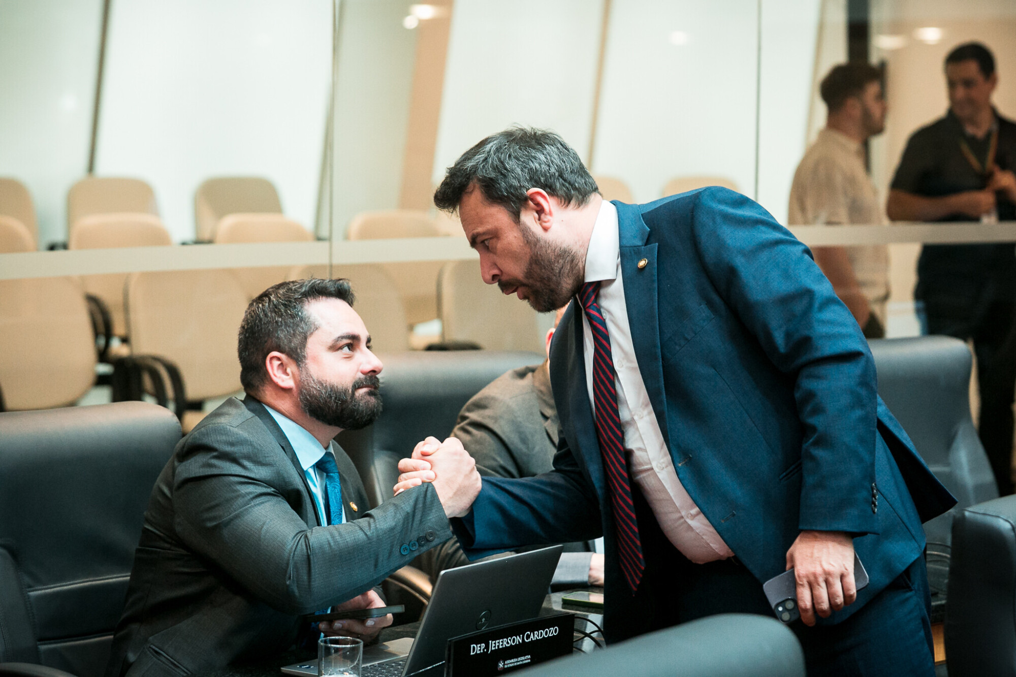 - Deputado Jeferson Cardozo (PL) - Deputado Marcius Machado (PL)