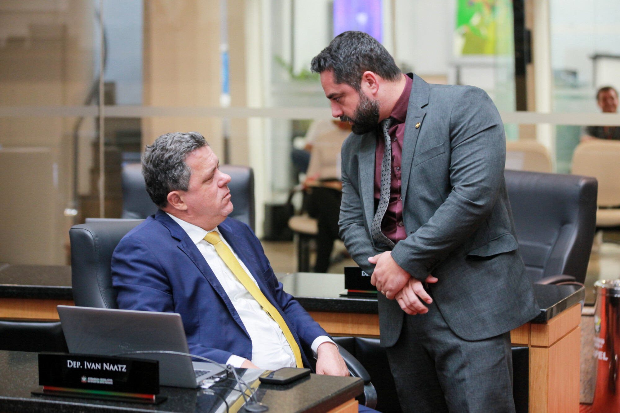 - Deputado Ivan Naatz (PL) 	
 - Deputado Jeferson Cardozo (PL)