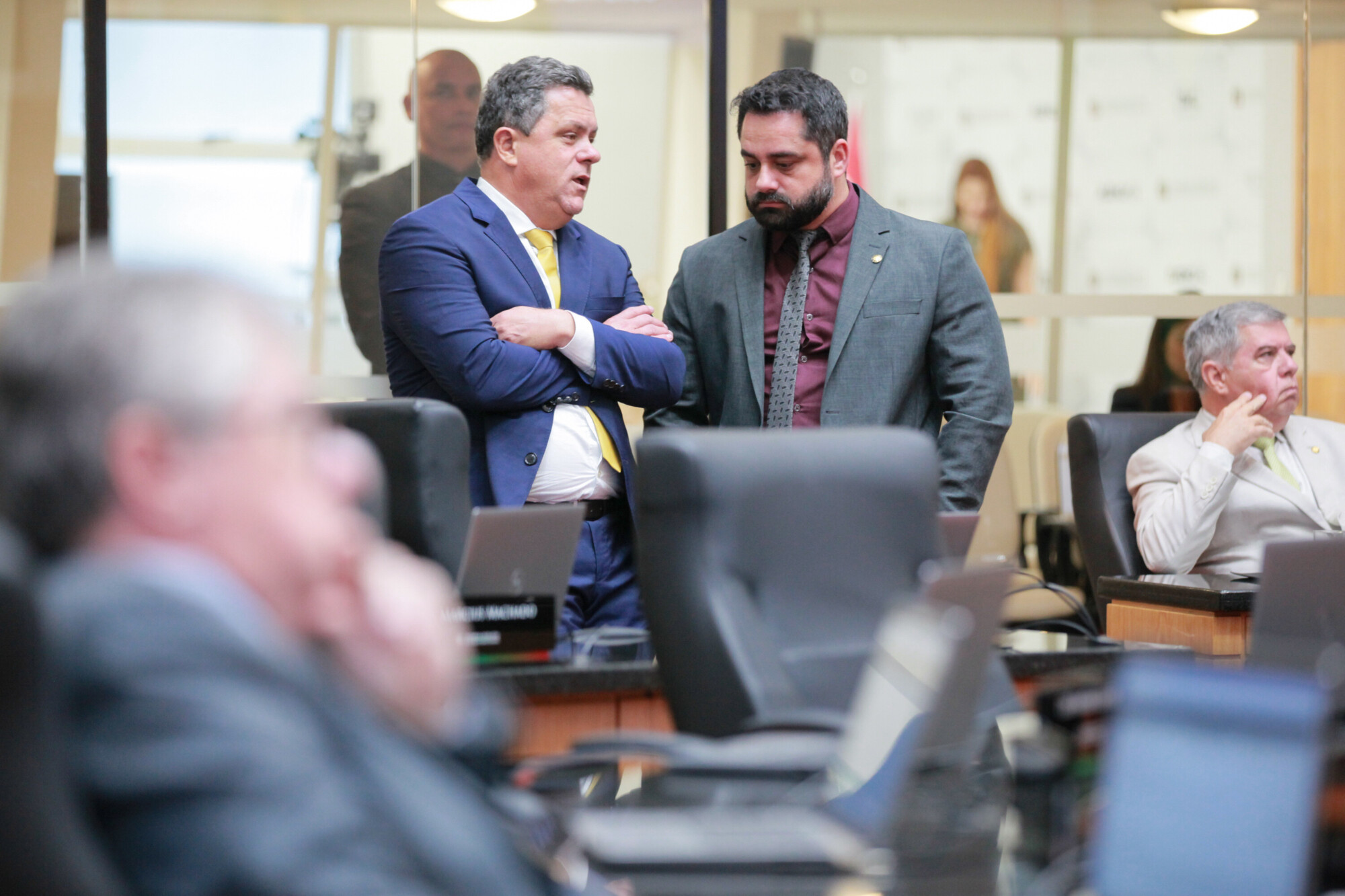 - Deputado Ivan Naatz (PL) 	
 - Deputado Jeferson Cardozo (PL)