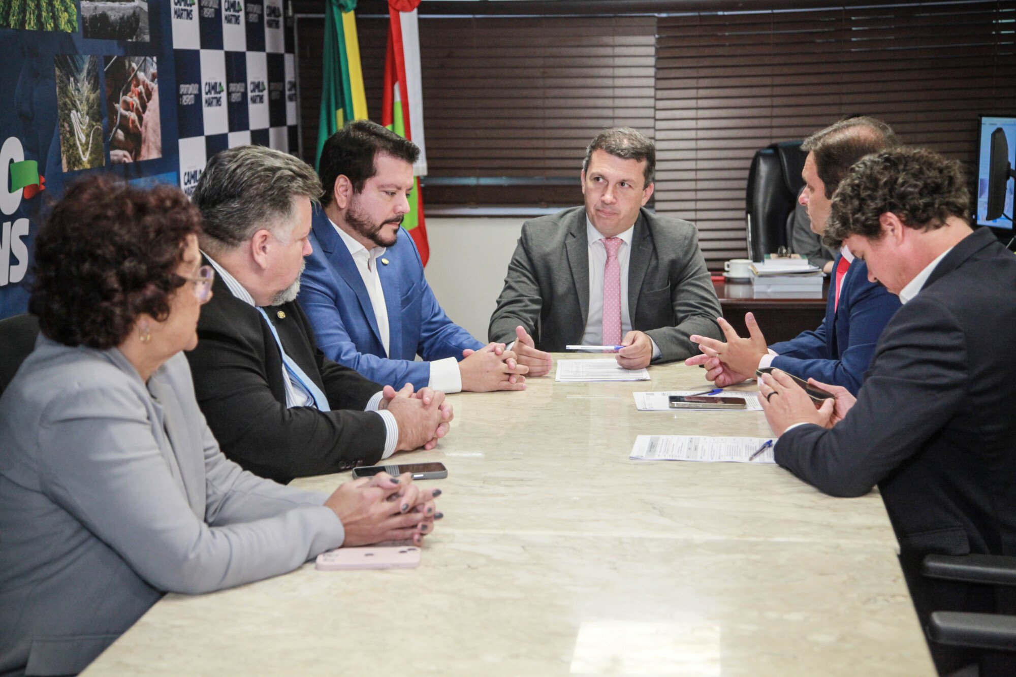 - Deputada Dirce Heiderscheidt (MDB)- Deputado Sergio Motta (Republicanos)- Deputado Alex Brasil (PL) - Deputado Camilo Martins (Podemos) 	 Deputado Sérgio Guimarães(União)  - Deputado Marquito (PSOL)