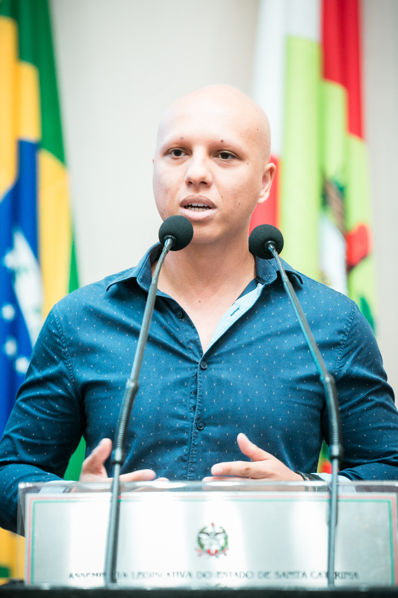-Salmo Riberio - Representante da associação Brasileira portador de câncer