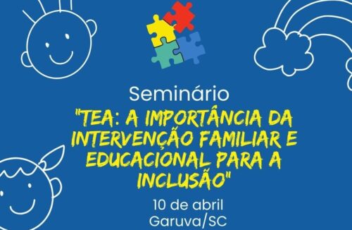 Educação Inclusiva: Garuva recebe seminário sobre autismo e inclusão escolar nesta quinta-feira (10)
