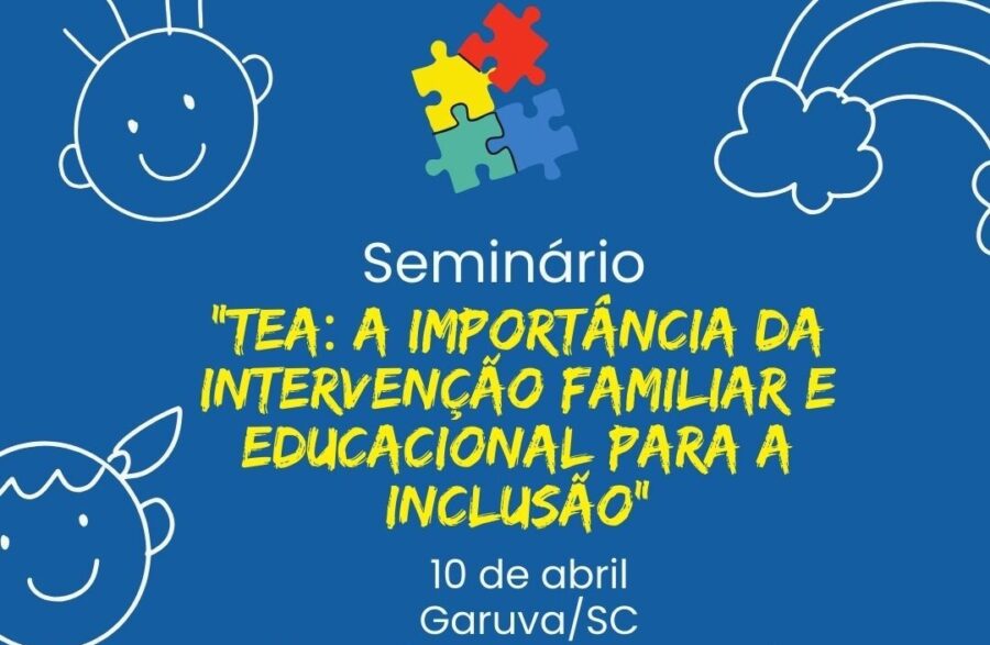 Educação Inclusiva: Garuva recebe seminário sobre autismo e inclusão escolar nesta quinta-feira (10)