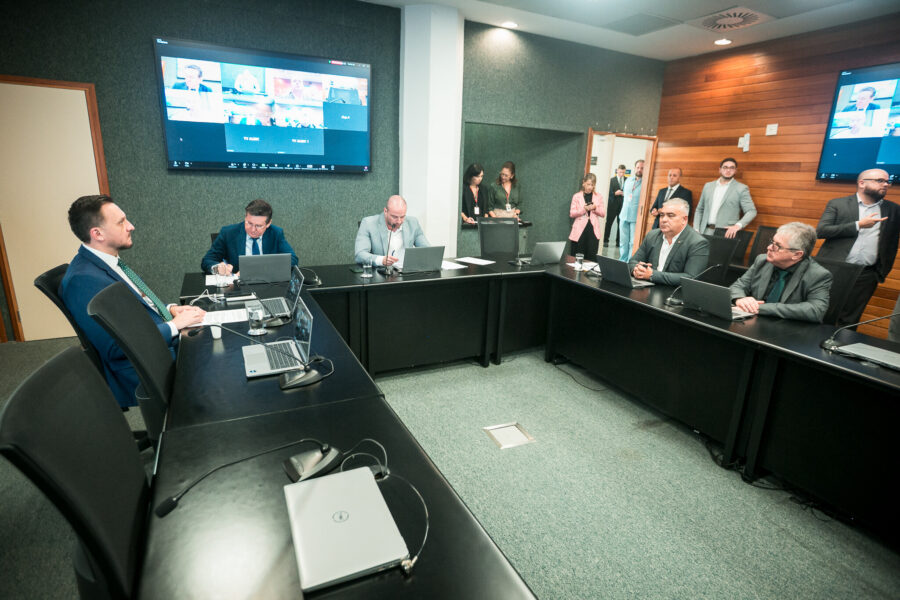 Comissão de Segurança Pública da Alesc, que se reuniu na tarde desta terça-feira (15)