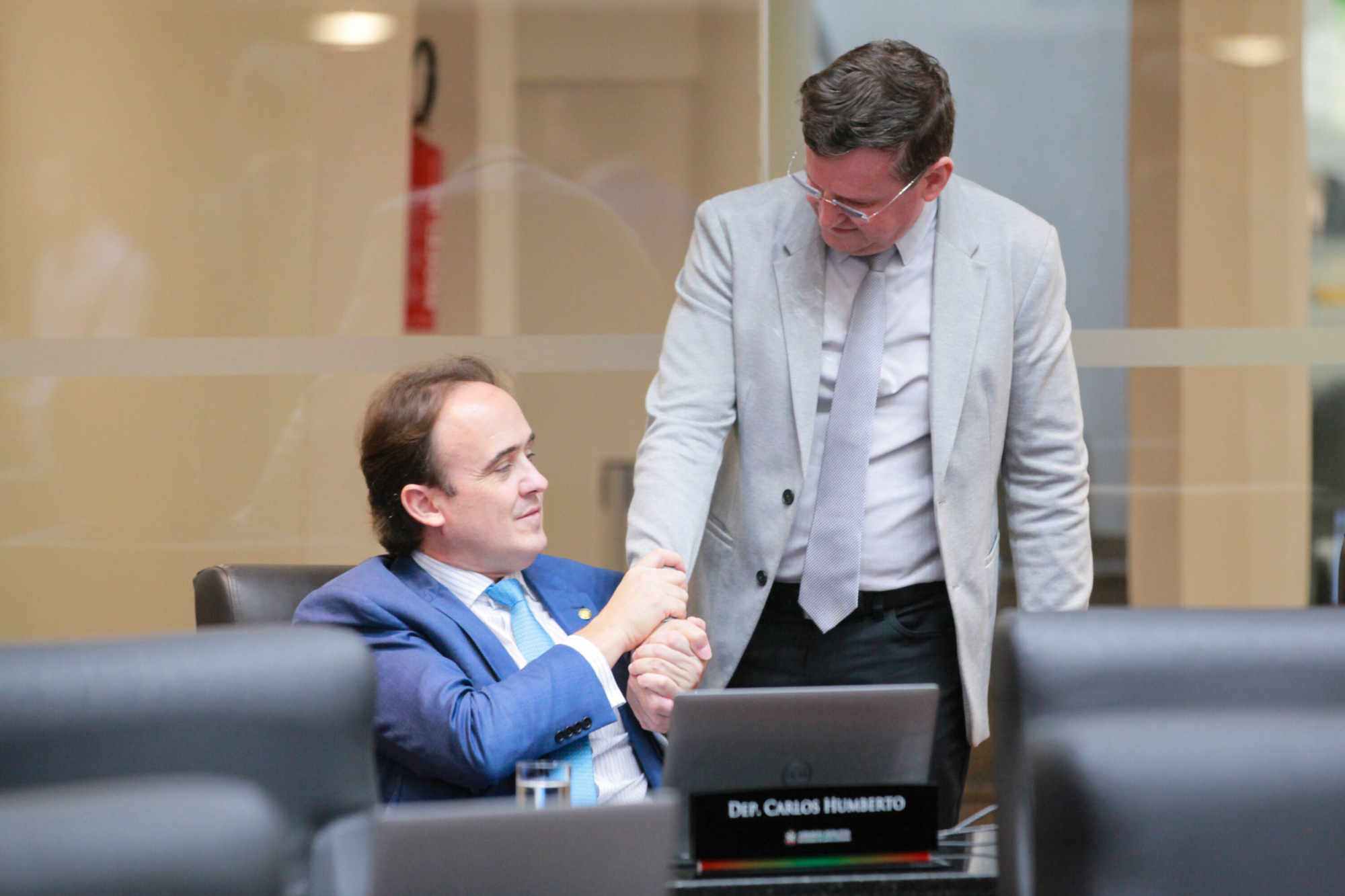 - Deputado Carlos Humberto (PL)
 - Deputado Jair Miotto (União)