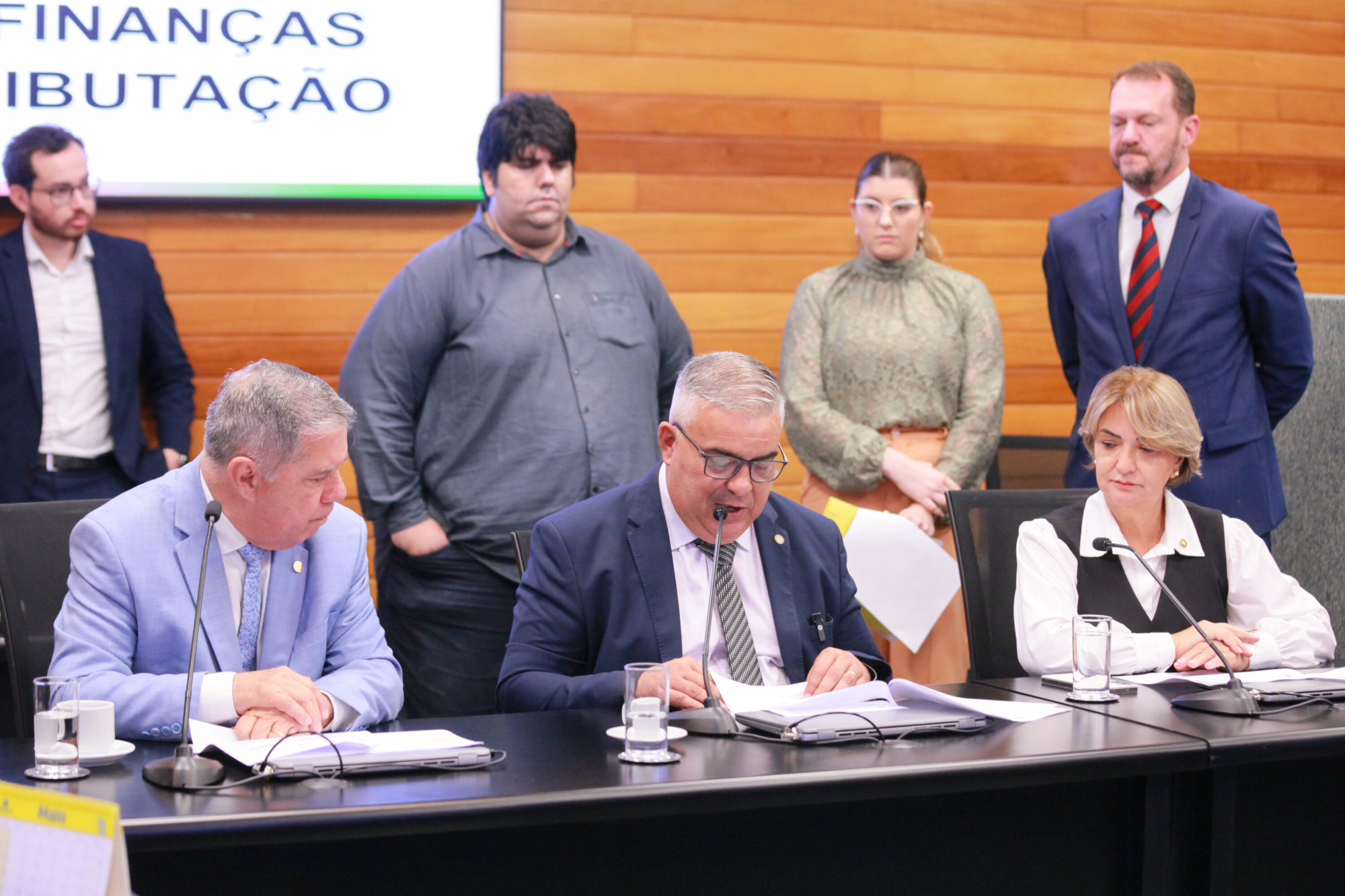 - Deputado Mário Motta (PSD) - Deputado Sargento Lima (PL) 	-Deputada Janice Krasniak(Podemos)