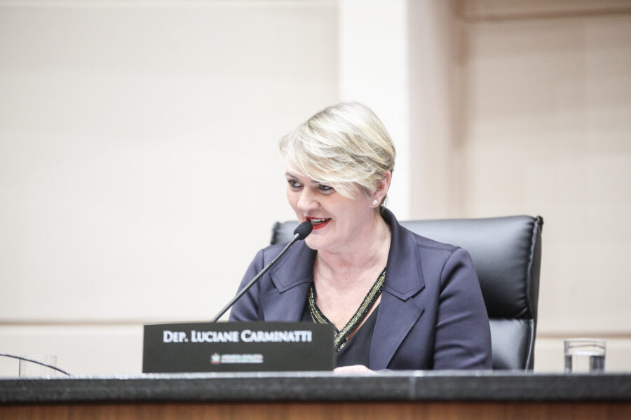 Deputada Luciane Carminatti.