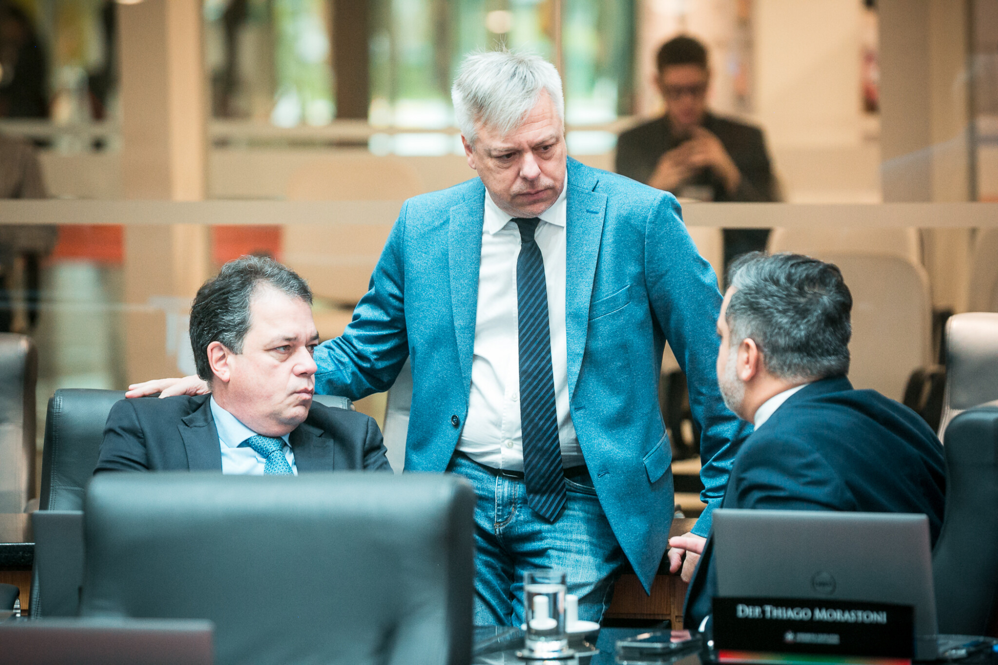 - Deputado Rodrigo Minotto (PDT)  - Deputado Fabiano da Luz (PT) 	
-Deputado Thiago Morastoni (Podemos)