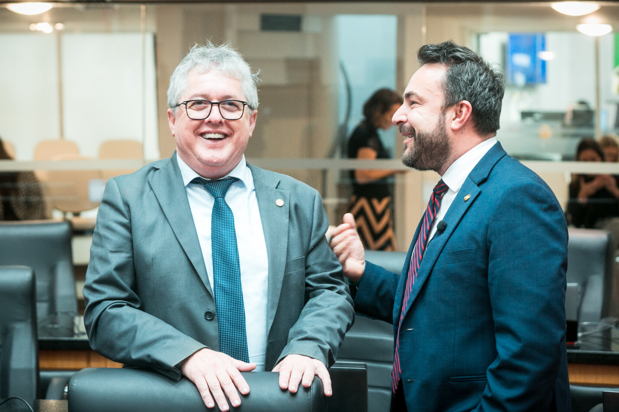 - Deputado Tiago Zilli (MDB)
 - Deputado Marcius Machado (PL)