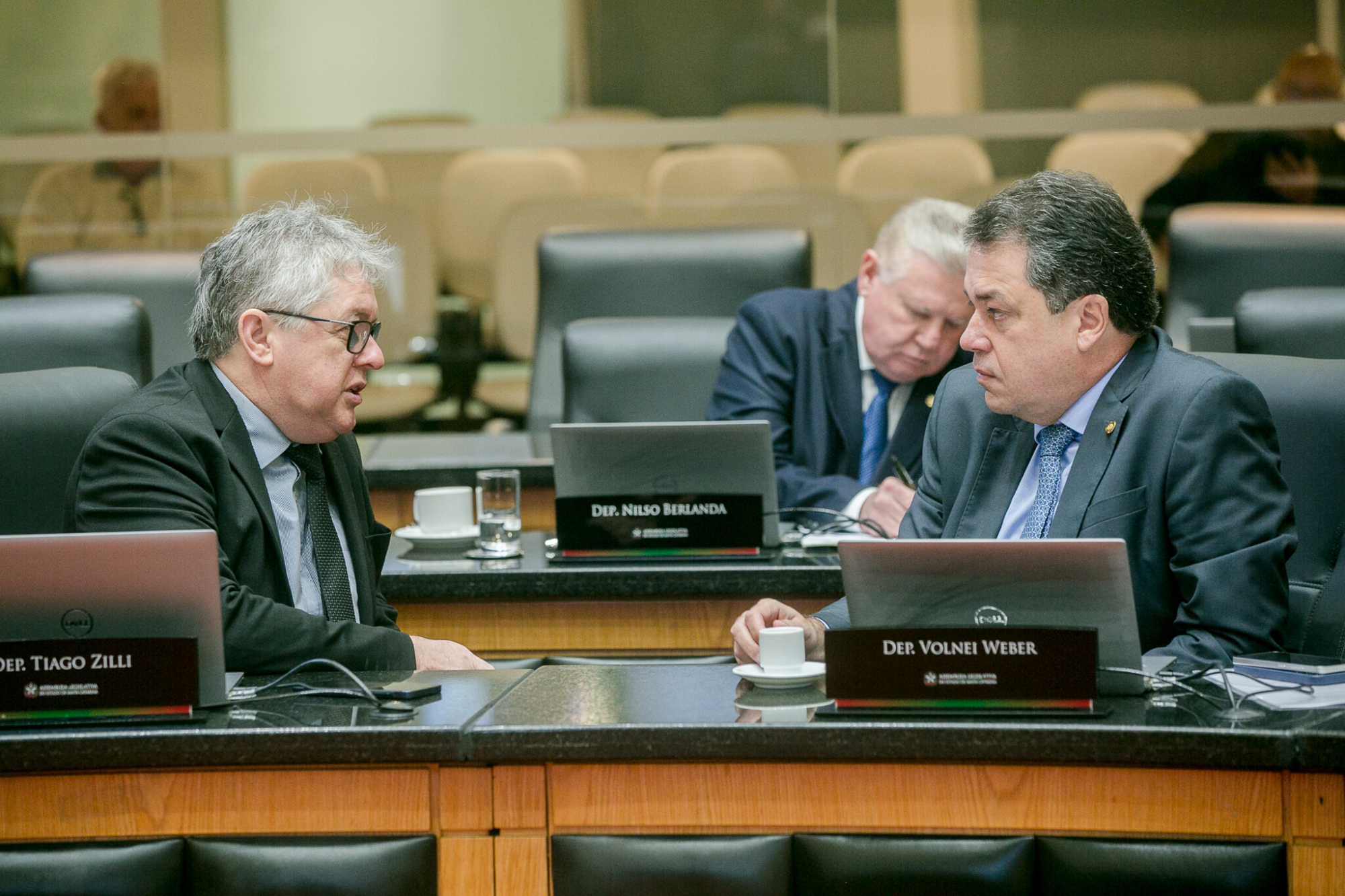 - Deputado Tiago Zilli (MDB)
 - Deputado Rodrigo Minotto (PDT)