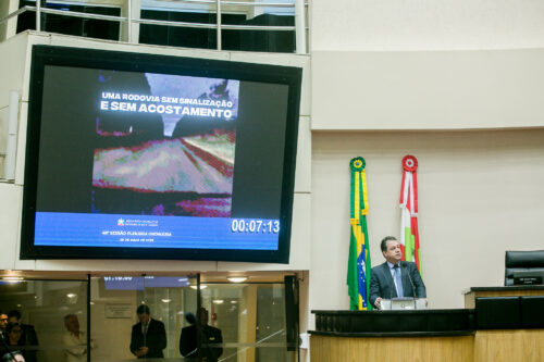 Situação da SC-350 e vocação portuária de Itajaí são destaques no Parlamento
