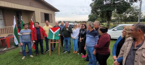 Rodrigo Minotto participa de inauguração em Forquilhinha
