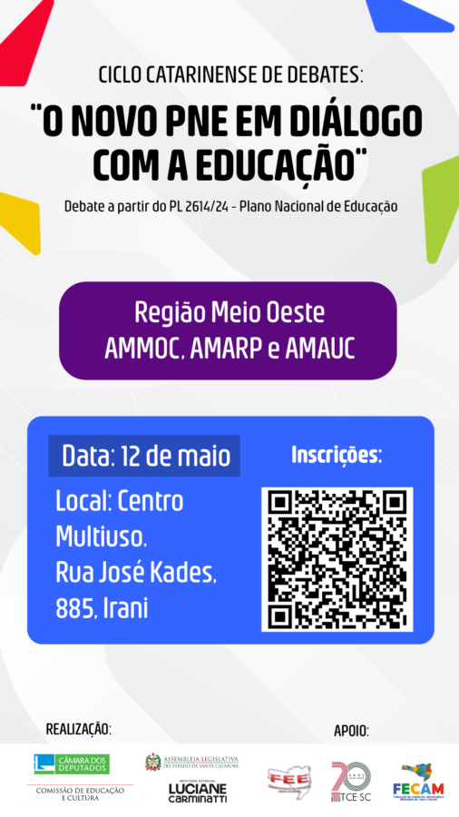Santa Catarina amplia participação popular na construção do novo Plano Nacional de Educação