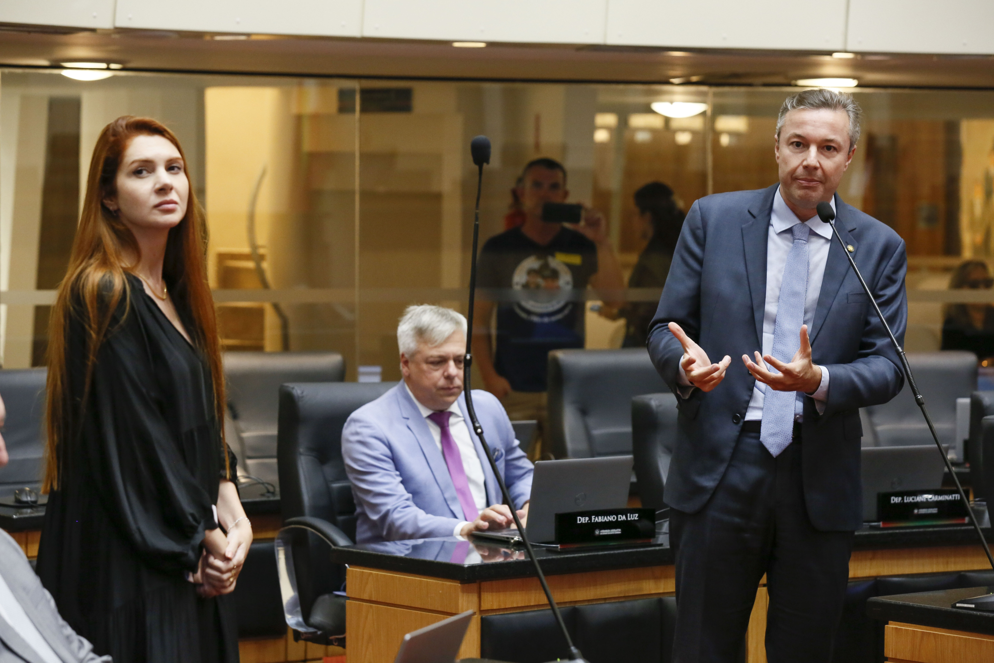 - Deputada Ana Campagnolo (PL) - Deputado Napoleão Bernardes (PSD)