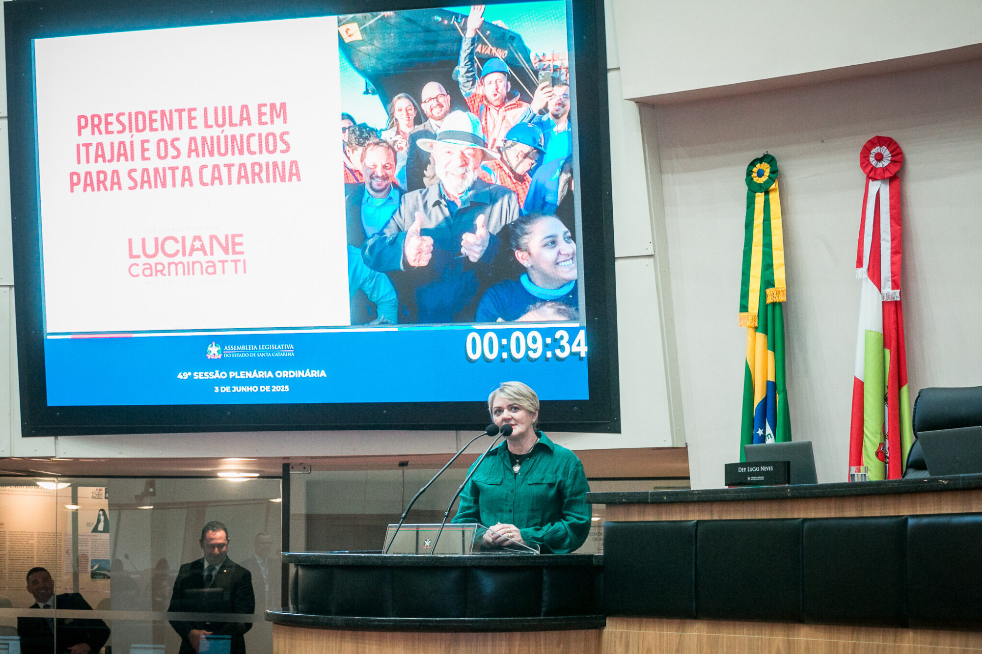 - Deputada Luciane Carminatti (PT)