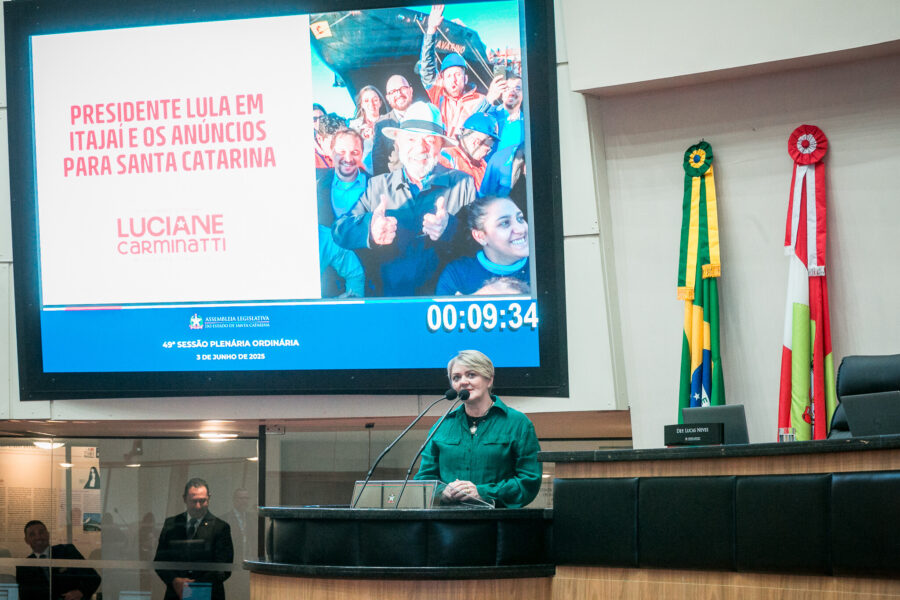 Deputada Luciane Carminatti