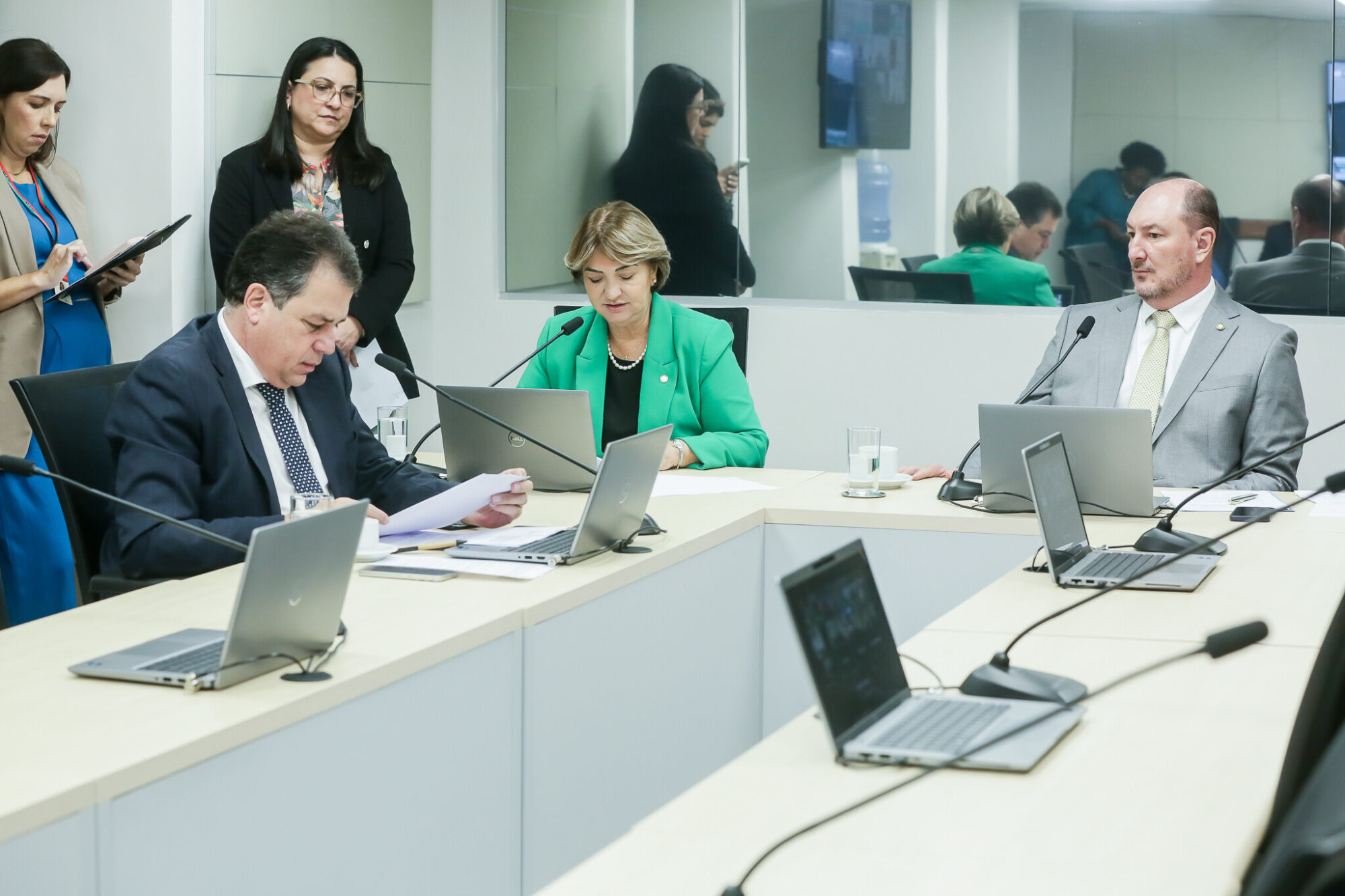 - Deputado Rodrigo Minotto (PDT) 	
-Deputada Janice Krasniak(Podemos) - Deputado Mauro de Nadal (MDB)