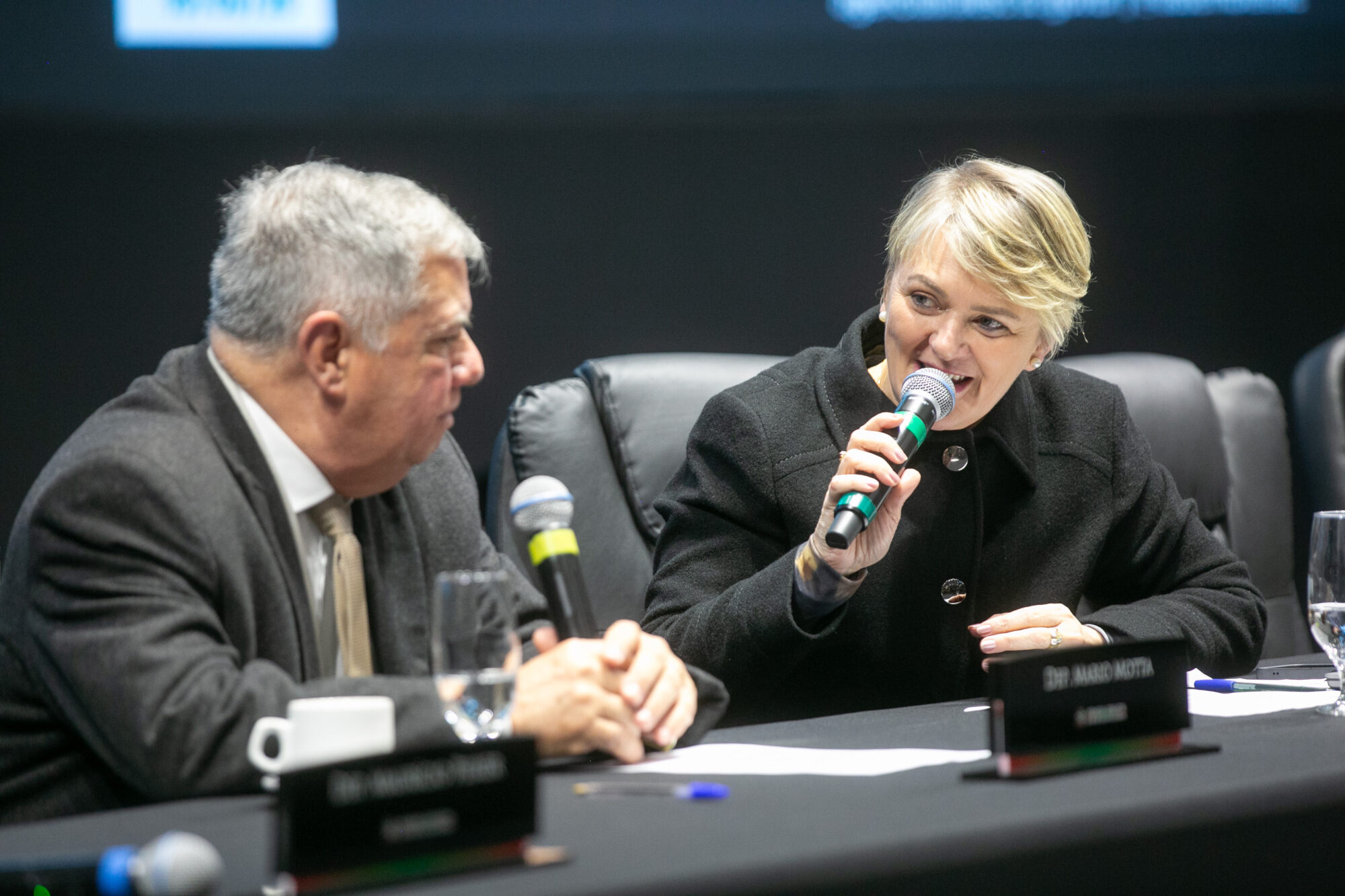 - Deputado Mário Motta (PSD)
 - Deputada Luciane Carminatti (PT)