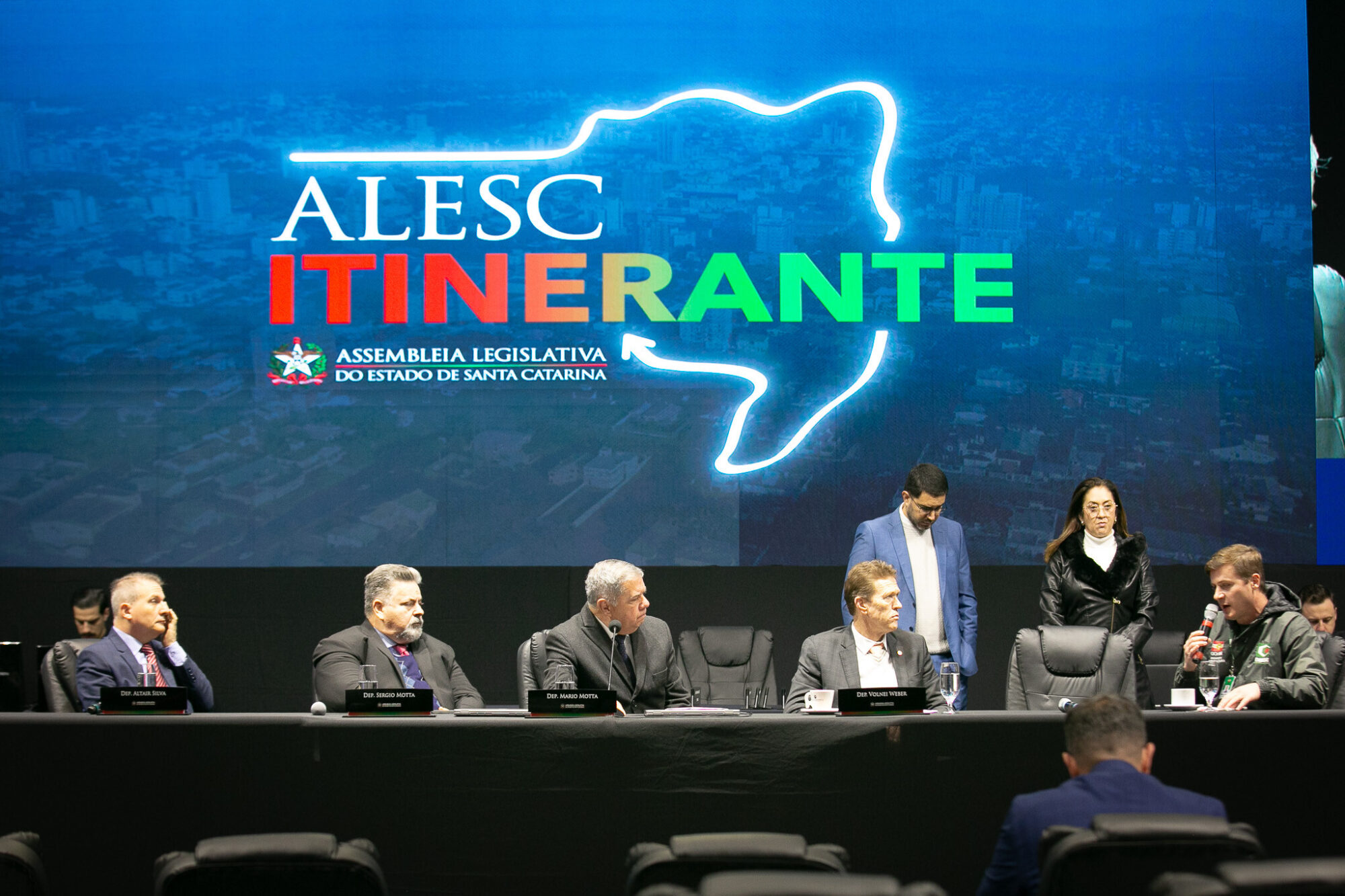 - Deputado Altair Silva (PP) 	 - Deputado Sergio Motta (Republicanos) - Deputado Mário Motta (PSD) - Deputado Volnei Weber (MDB)