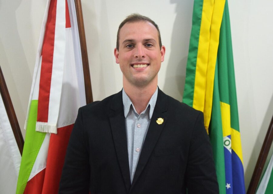 Klaus Eduardo Lennertz, vereador de Garuva. Foto: Página Câmara Municipal de Garuva