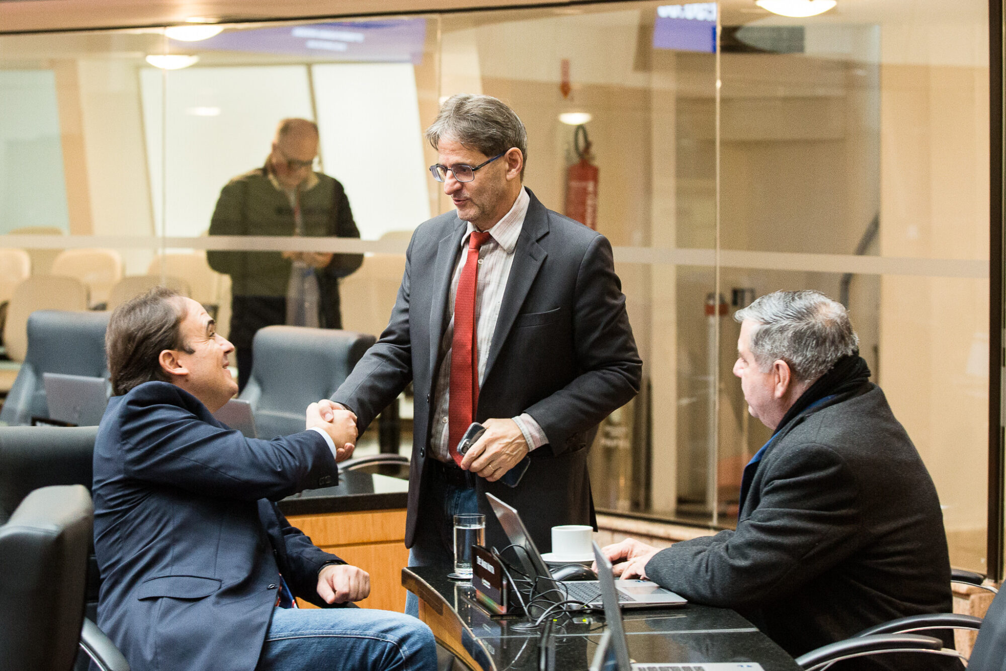 - Deputado Carlos Humberto (PL) - Deputado Neodi Saretta (PT)
 - Deputado Mário Motta (PSD)