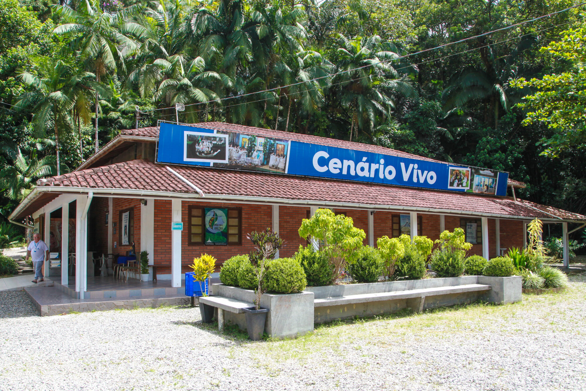 Sede do Cenário Vivo, em Nova Trento