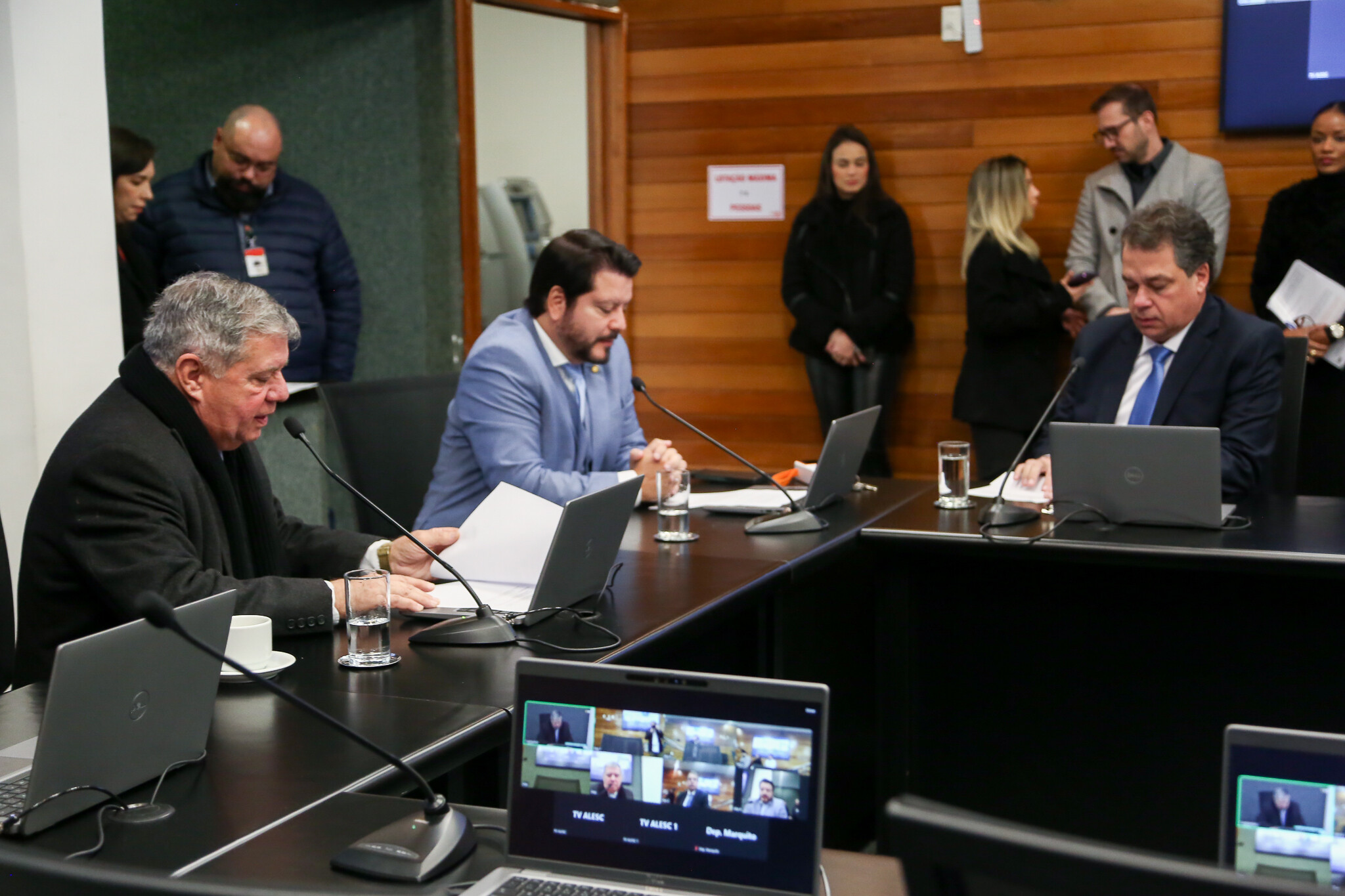 - Deputado Mário Motta (PSD)
 - Deputado Alex Brasil (PL)
 - Deputado Rodrigo Minotto (PDT)