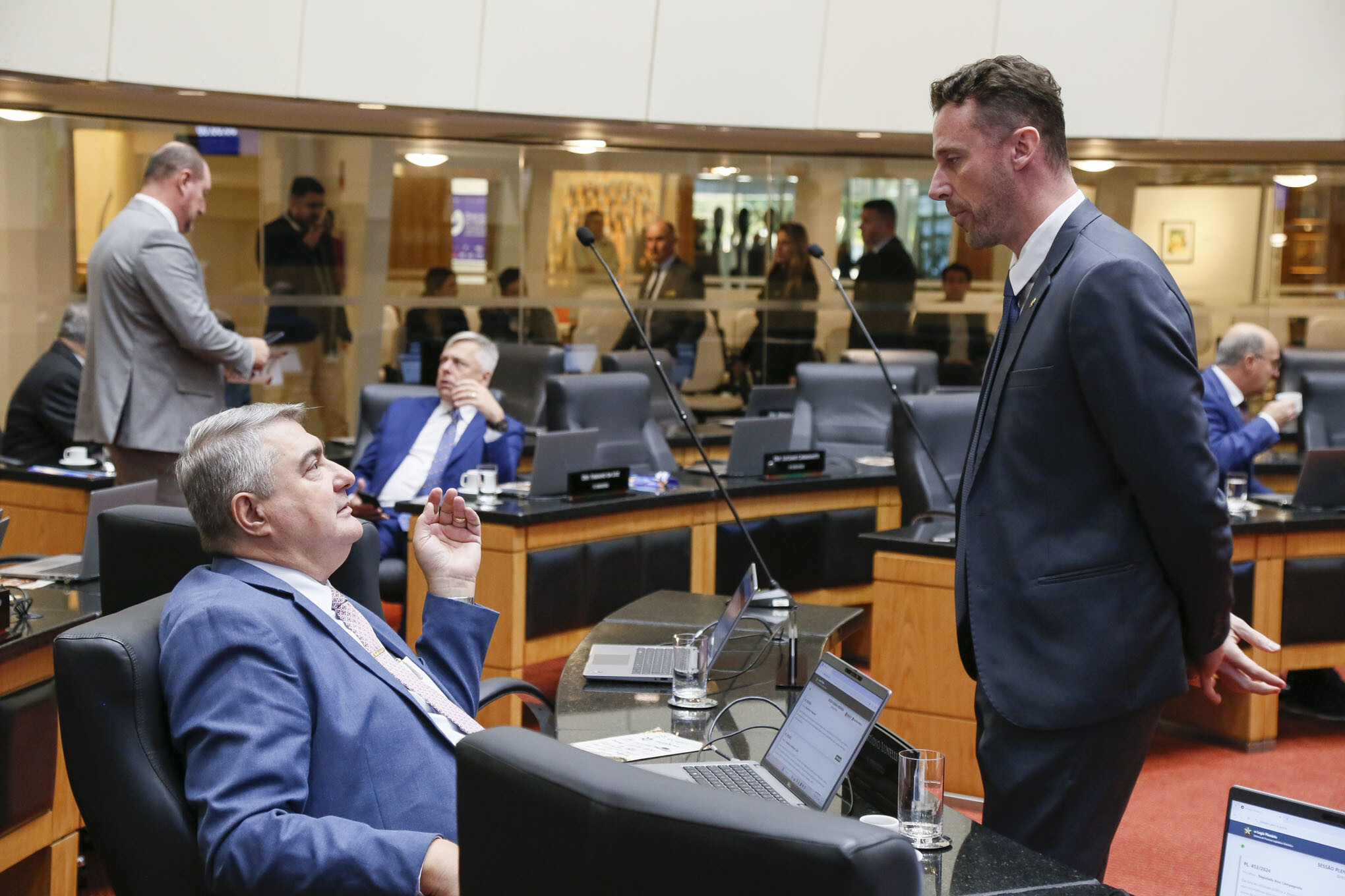 - Deputado Antídio Lunelli (MDB) 	
- Deputado Fernando Krelling (MDB)